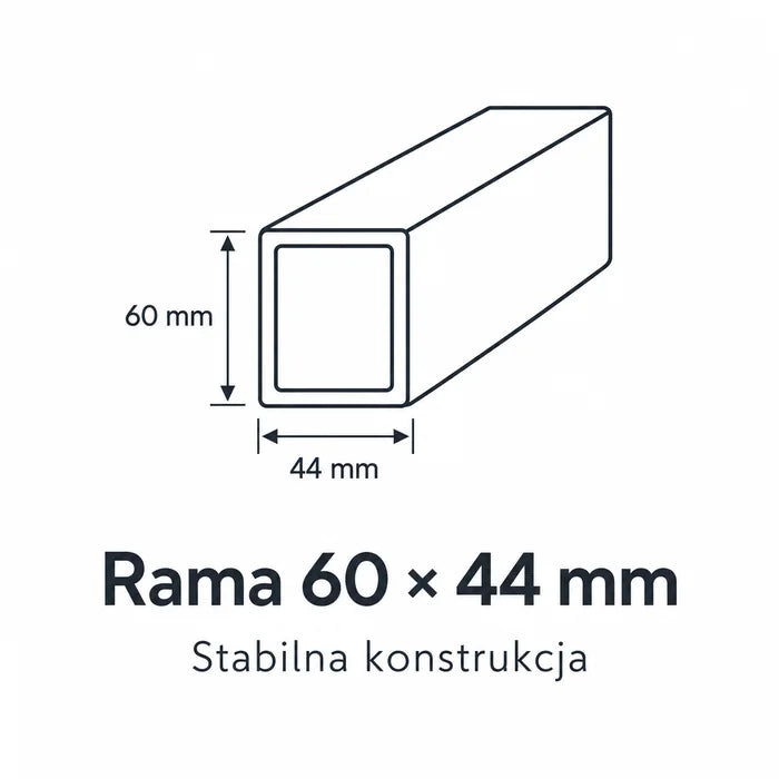 Rama 60 x 44 mm - stabilna konstrukcja