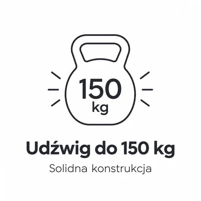 Udźwig łóżka do 150 kg - solidna konstrukcja